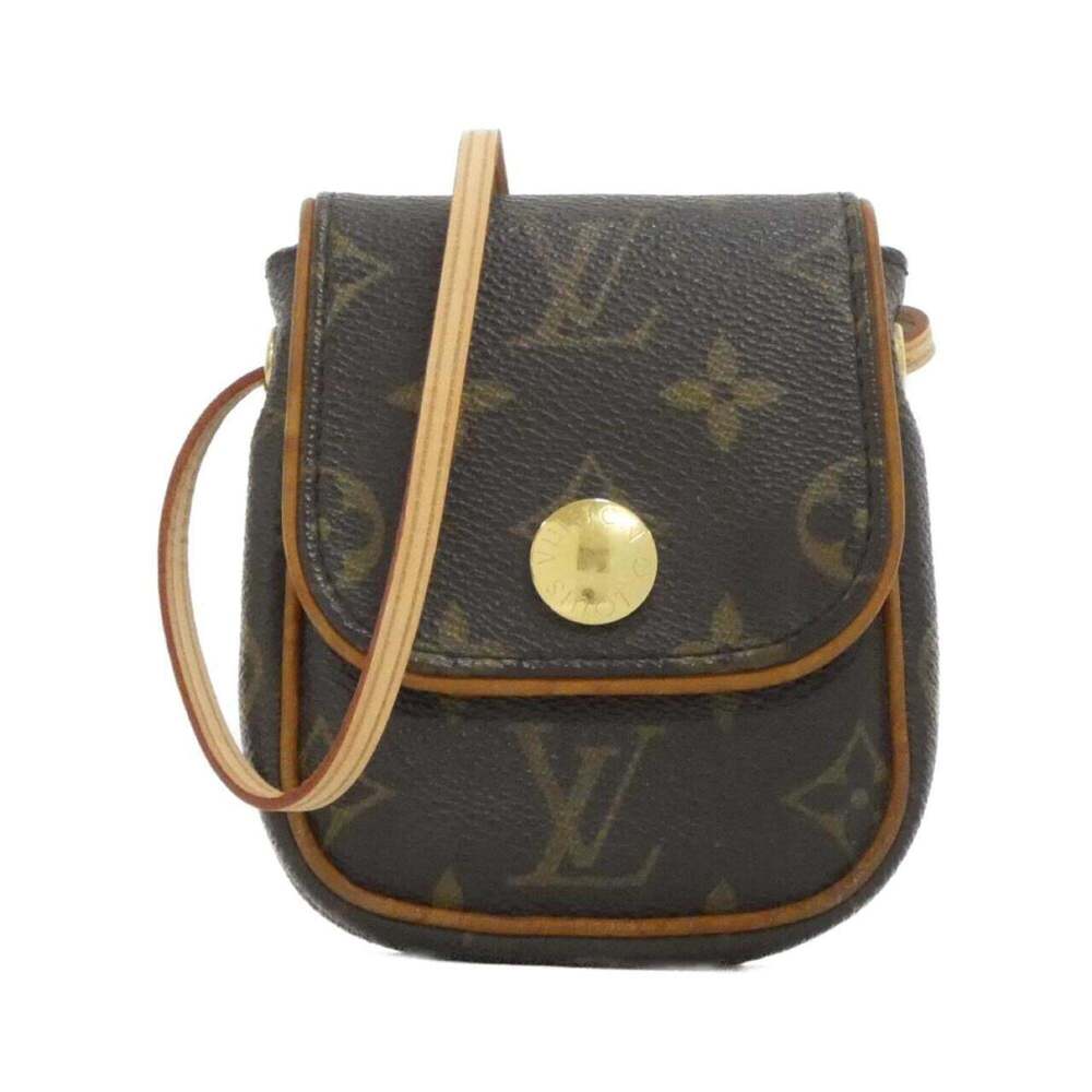 LOUIS VUITTON Brown Monogram Pochette Shoulder Bag - Picture 1 of 10